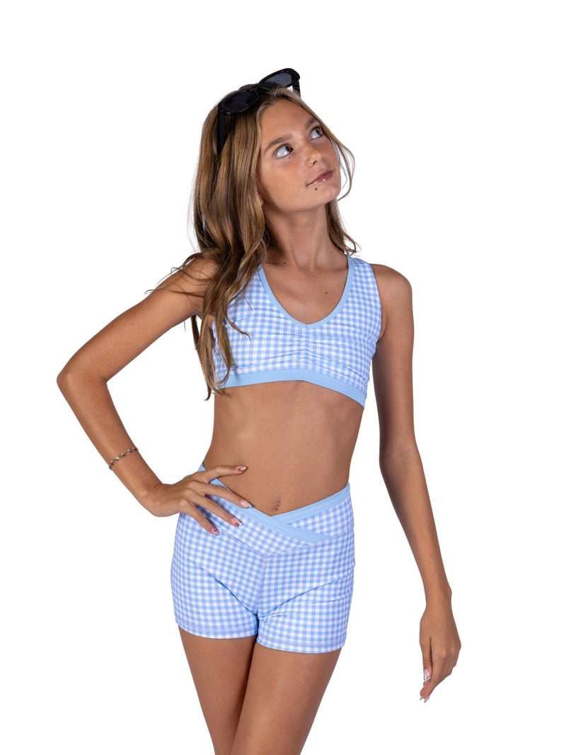 Gingham V Shorts-zoom-